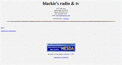 Desktop Screenshot of blackiestv.com